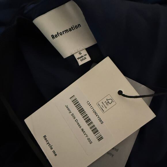 New Reformation Jeany Silk Dress - Picture 4 of 4